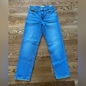 Madewell NWT Mid-Rise Perfect Vintage Straight Jean W26